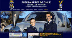 Desktop Screenshot of escueladeaviacion.cl